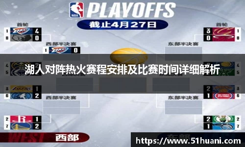 湖人对阵热火赛程安排及比赛时间详细解析